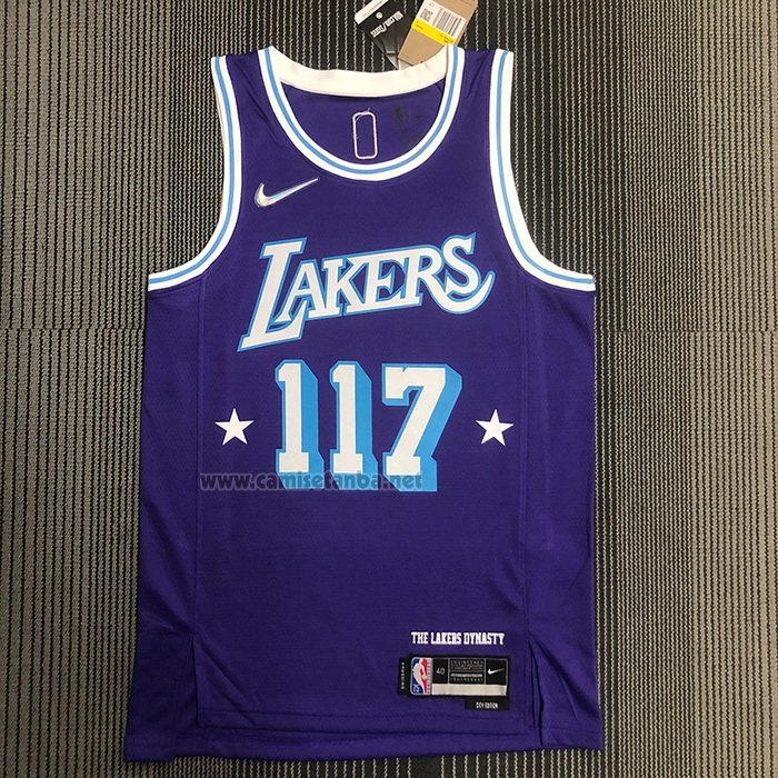 Camiseta Los Angeles Lakers x X-BOX Master Chief #117 Violeta